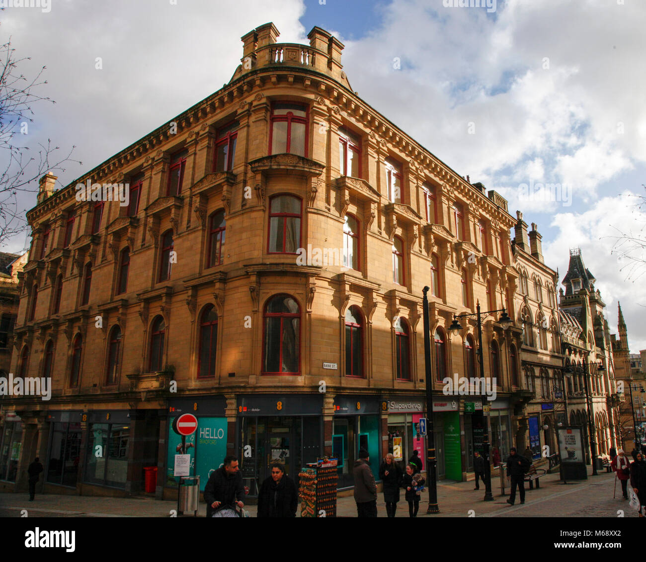 Bradford City Centre Stockfoto