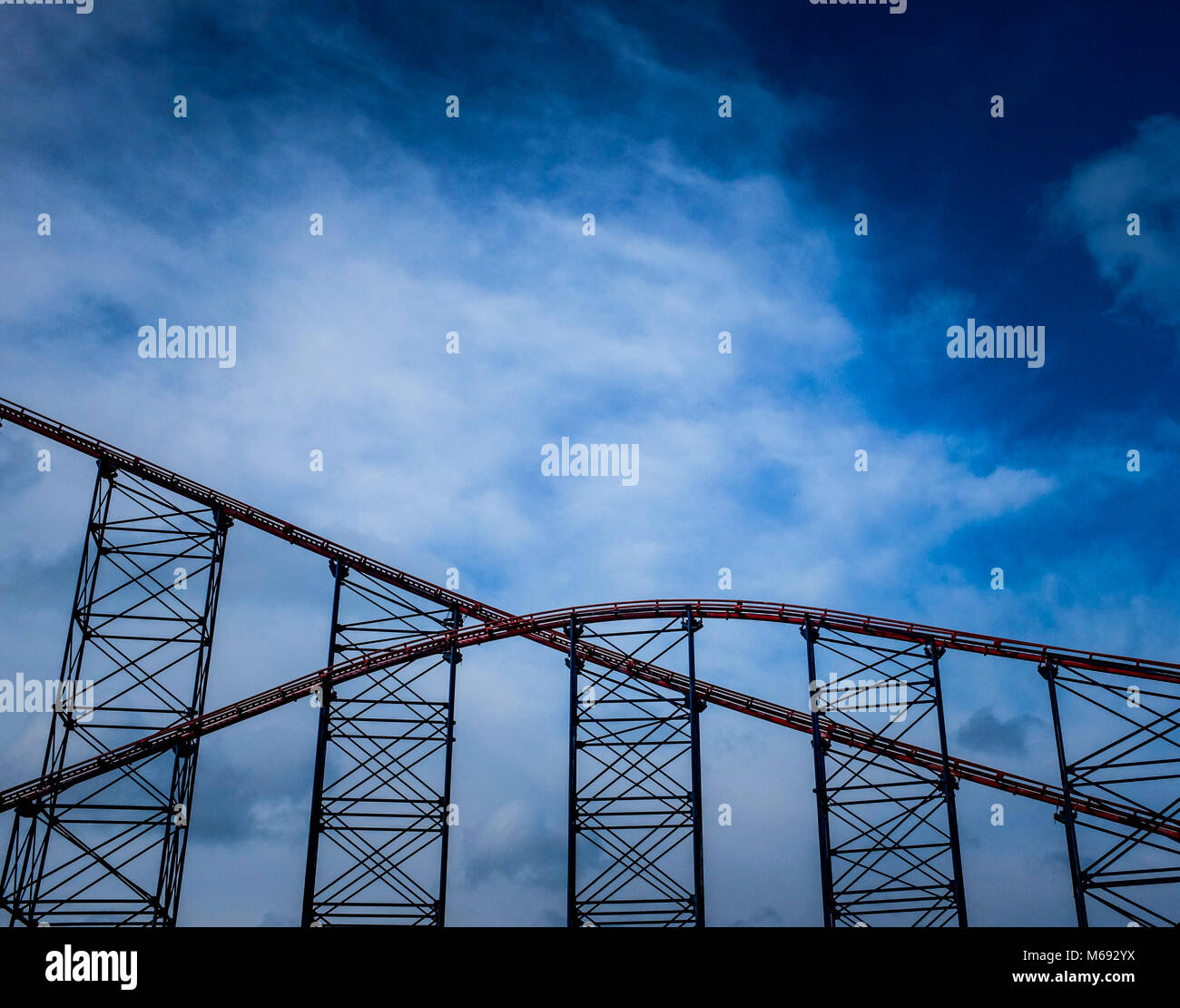 Blackpool Pleasure Beach Stockfoto