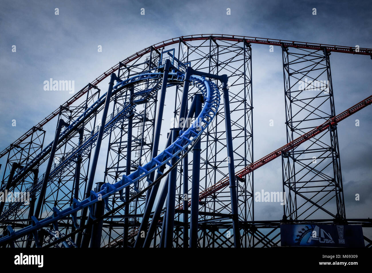 Blackpool Pleasure Beach Stockfoto