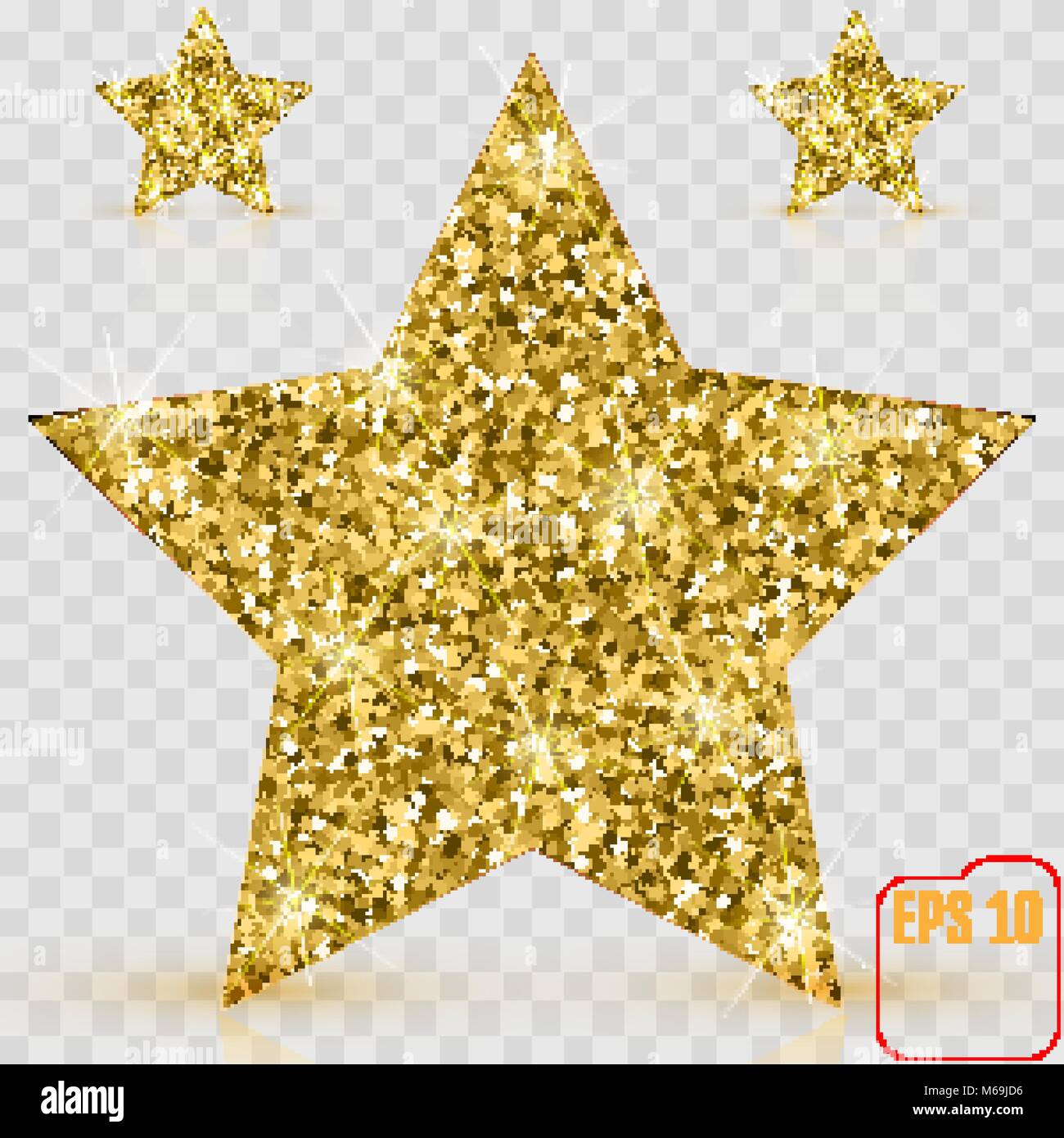 Gold Star Vektor Banner Goldfarbenem Glitter Vorlage Karten Vip Exklusive Zertifikat Geschenk Luxus Privileg Gutschein Vorhanden Einkaufen Stock Vektorgrafik Alamy