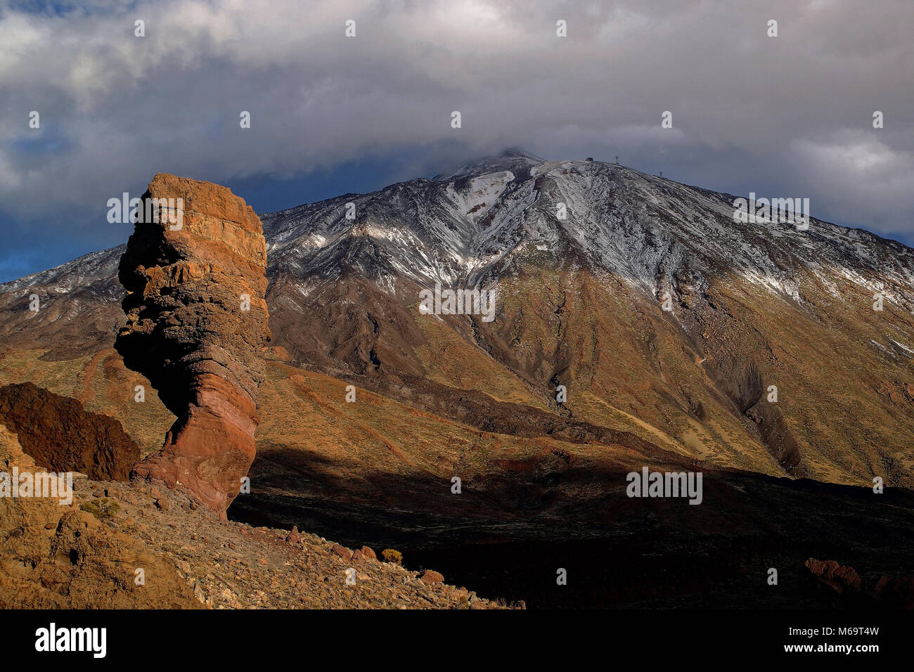 Kanarische Inseln, Pico del Teide, Sonnenaufgang, Stockfoto