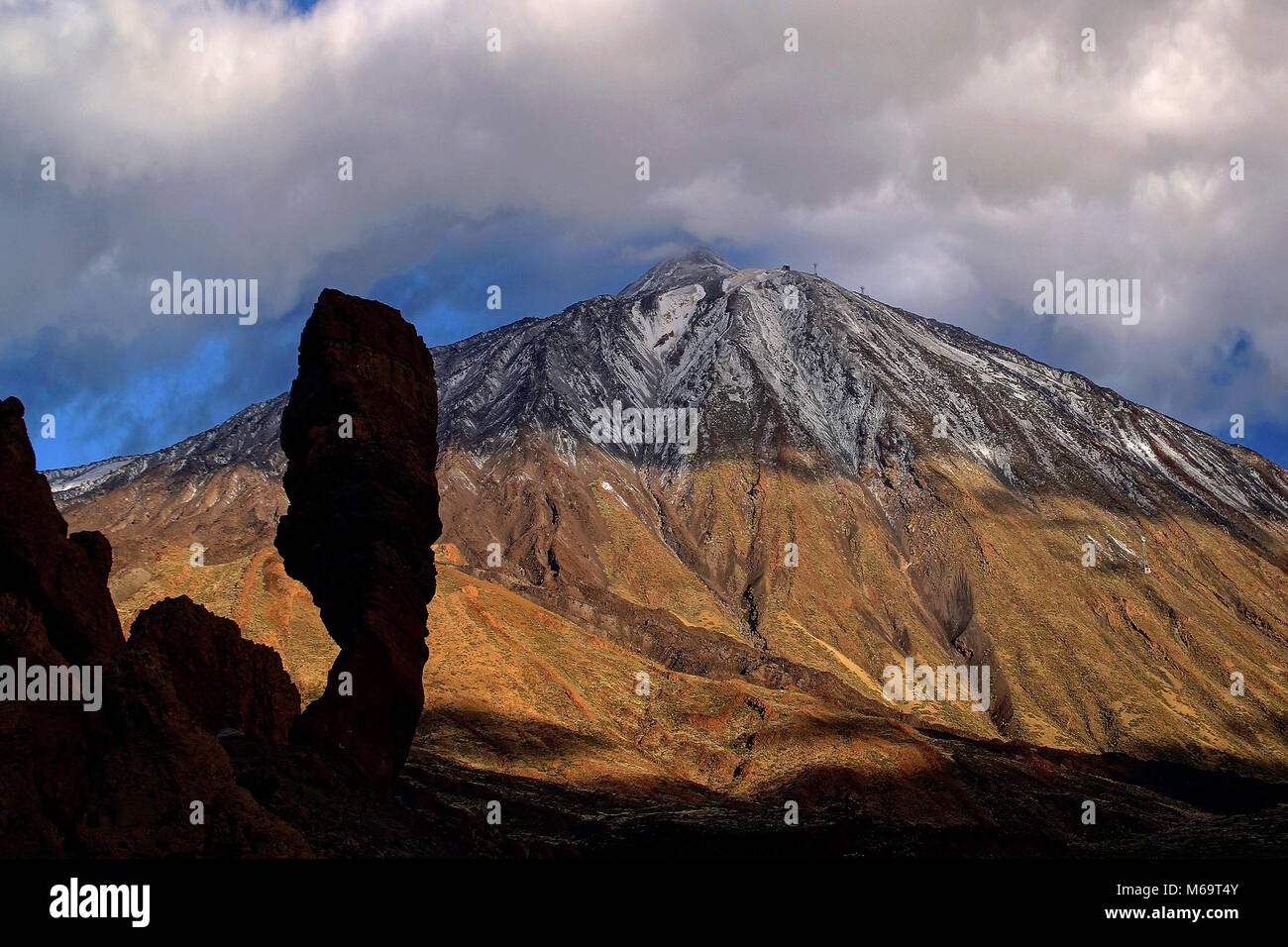 Kanarische Inseln, Pico del Teide, Sonnenaufgang, Stockfoto