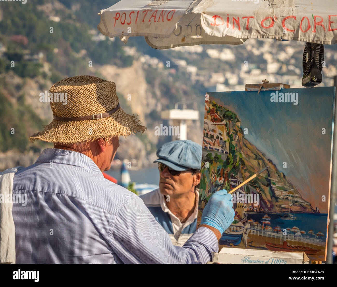 Künstler, Amalfiküste, Italien. Stockfoto