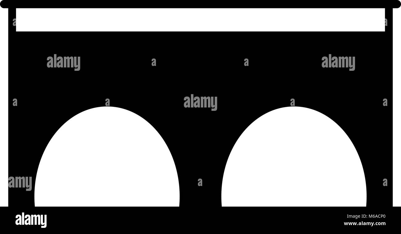 Brücke-Symbol Stock Vektor