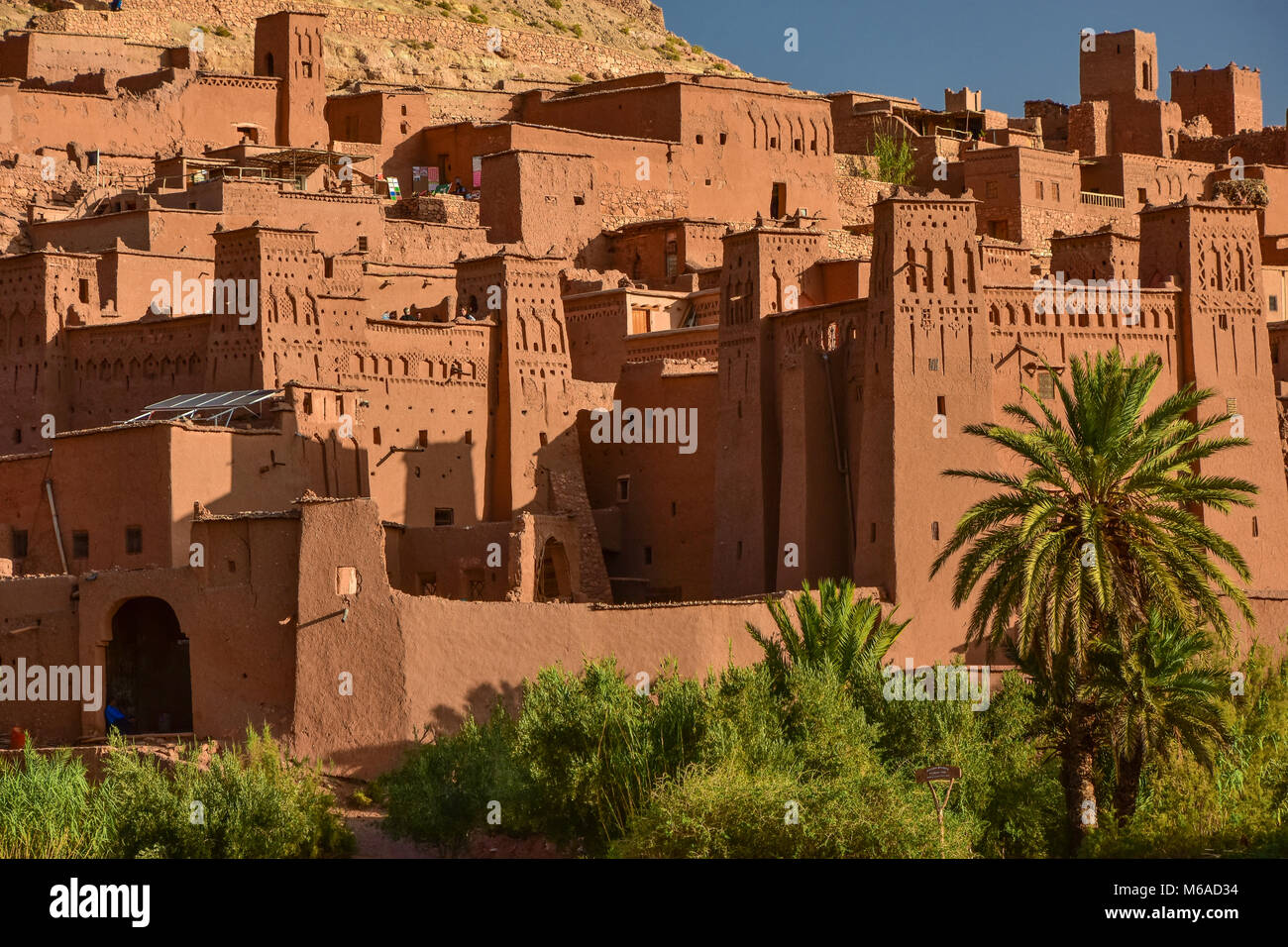 Kasbah von Ait Benhaddou, ein UNESCO-Weltkulturerbe in Marokko Stockfoto
