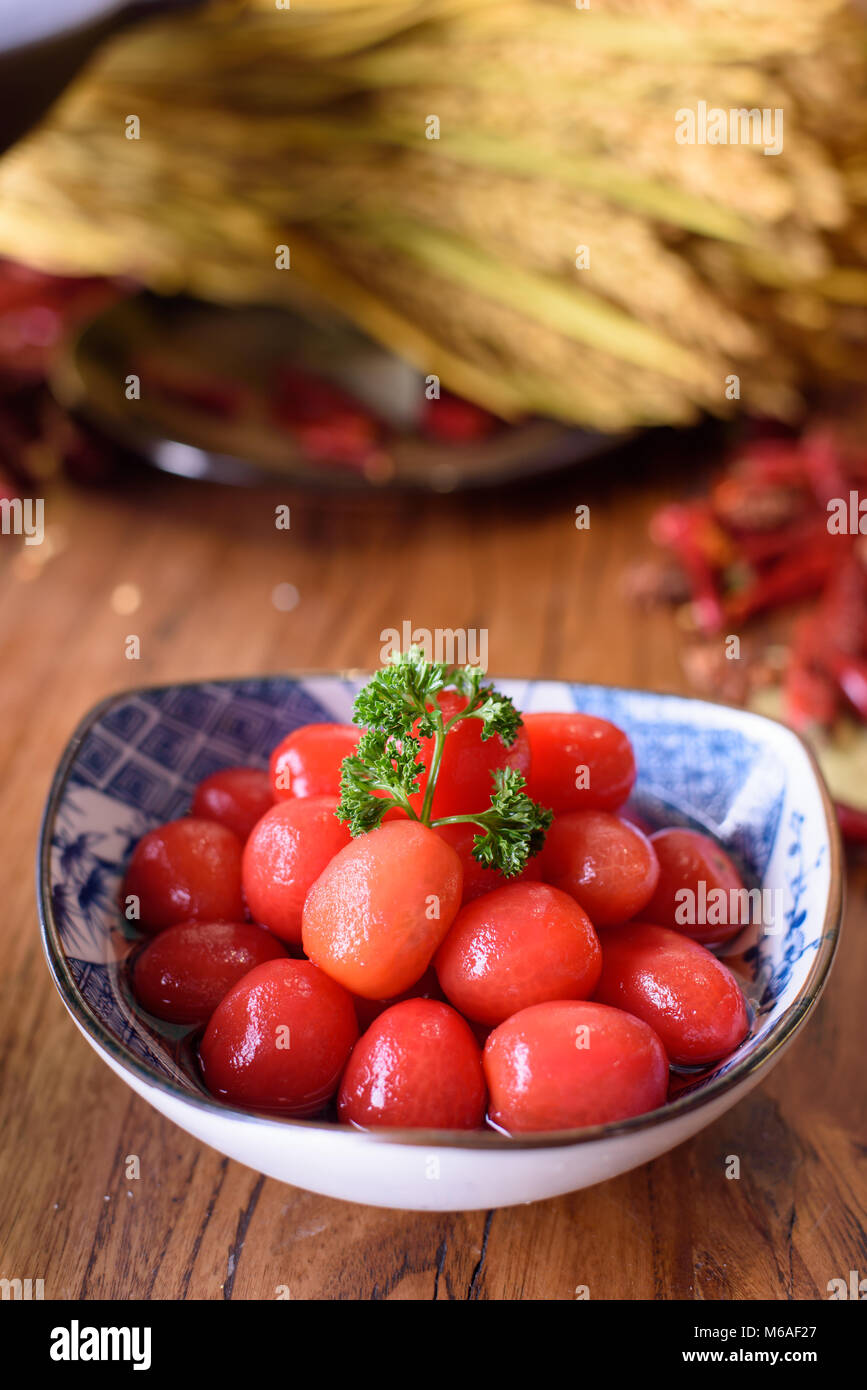 Kirschtomaten Stockfoto