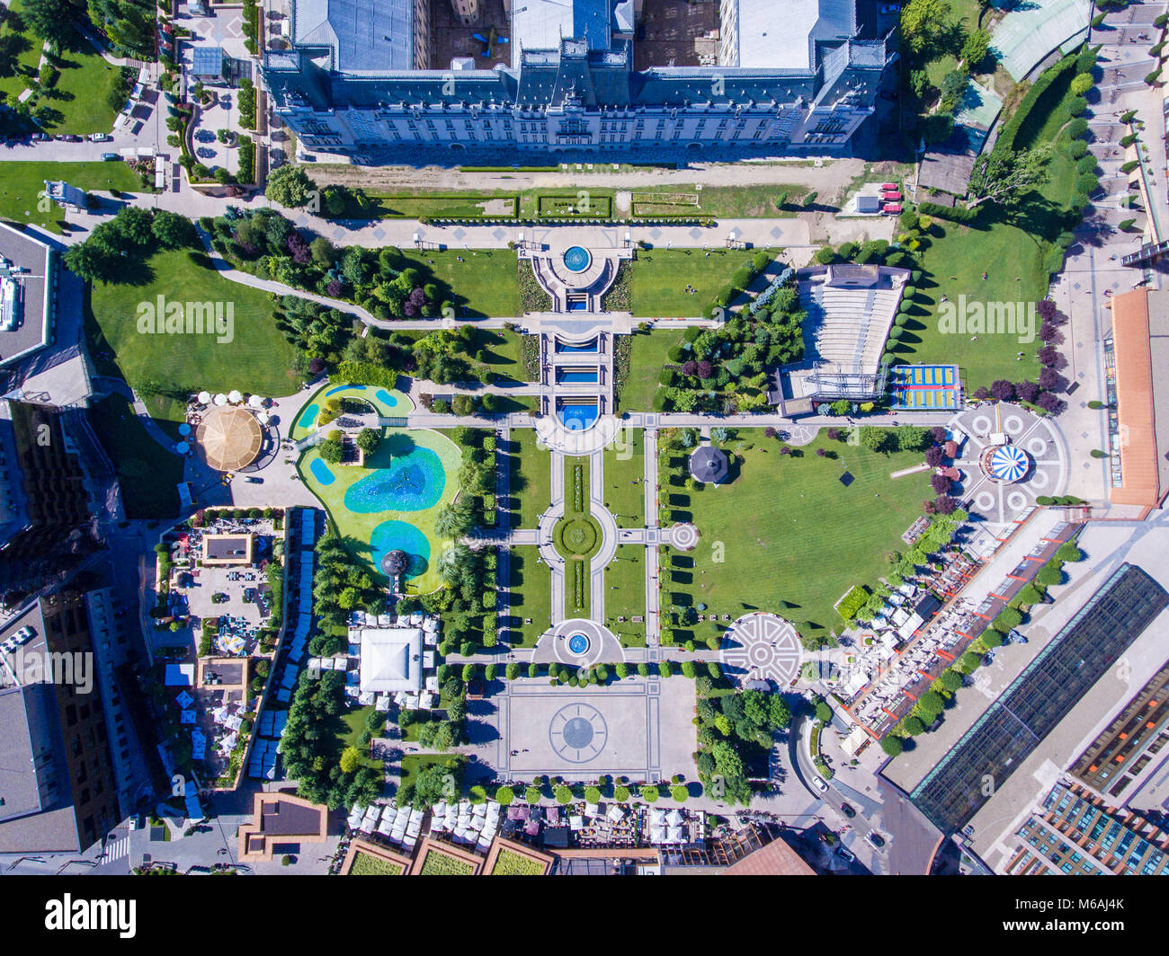 Iasi, Rumänien, Juli 2017: Palast Mall und Iasi City Center Stockfoto