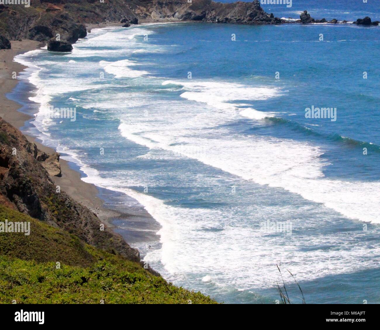 Pacific Coast in Monterey County in Kalifornien Stockfoto