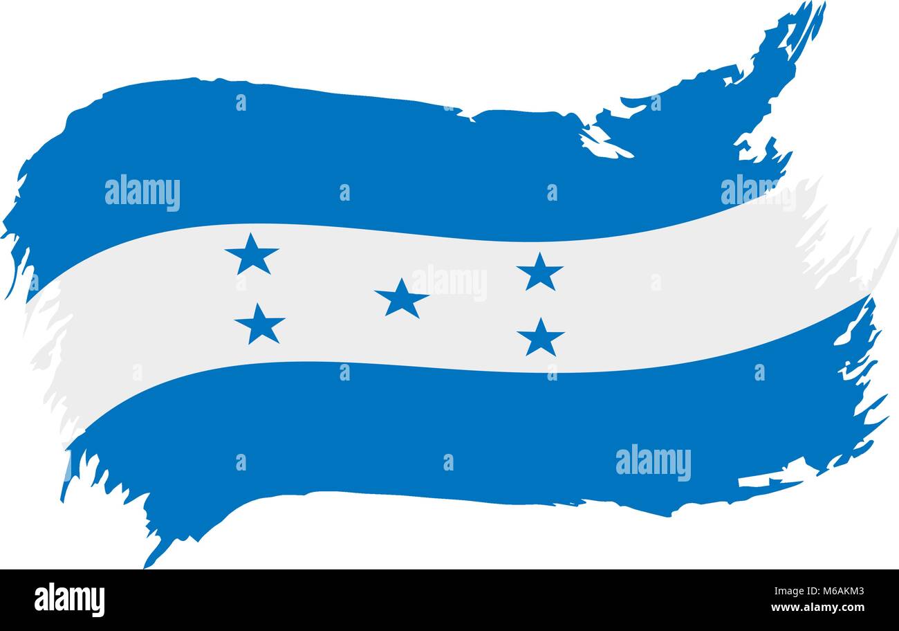 Honduras Flagge Vektor Abbildung Stock Vektorgrafik Alamy