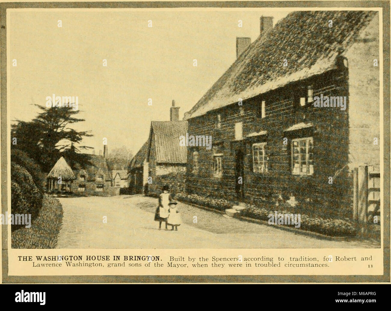 "Ein Besuch in der Heimat von Washingtons Vorfahren (1910) Stockfoto