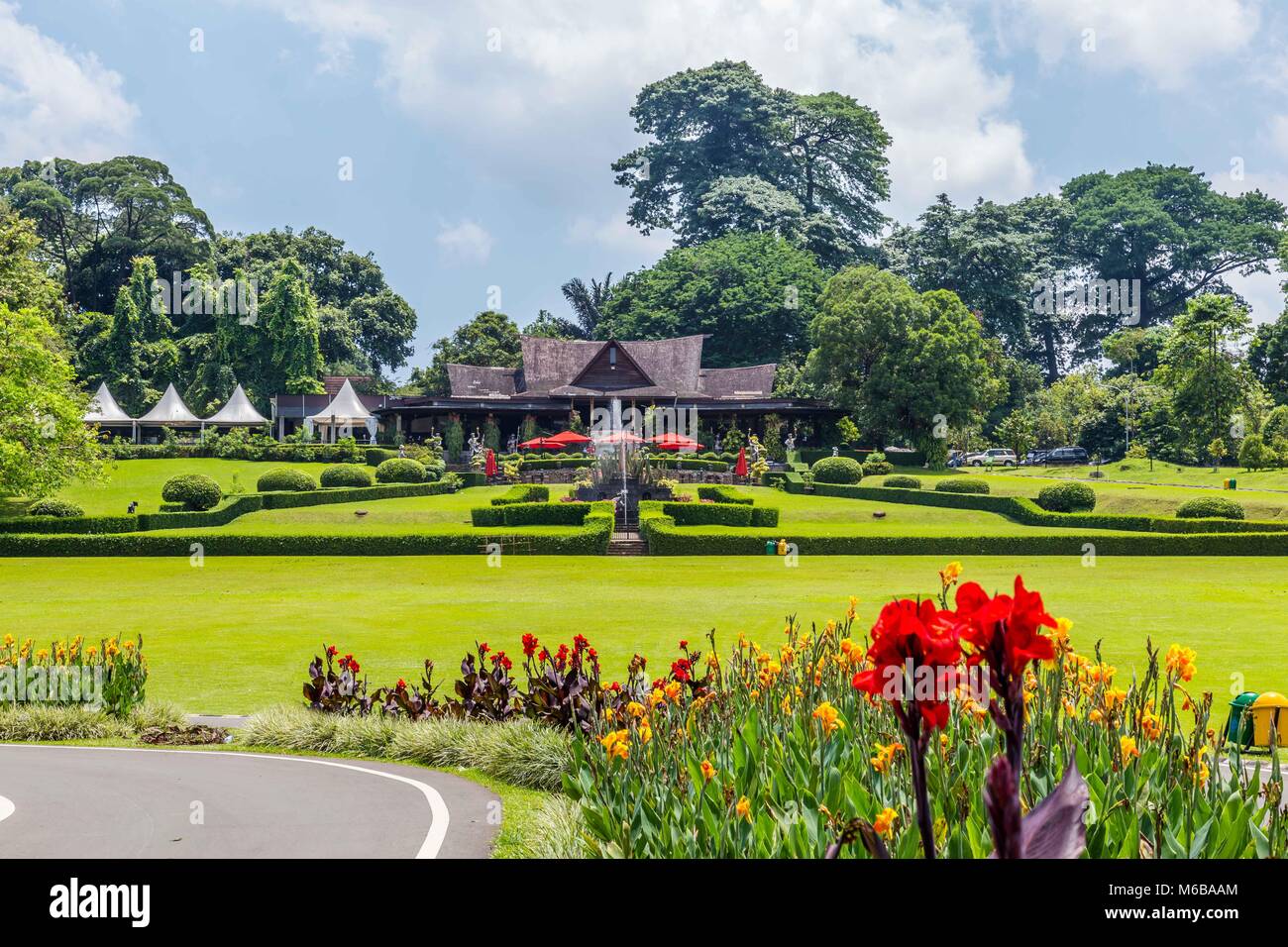 Botanische Gärten Kebun Raya in Bogor, West Java, Indonesien Stockfoto