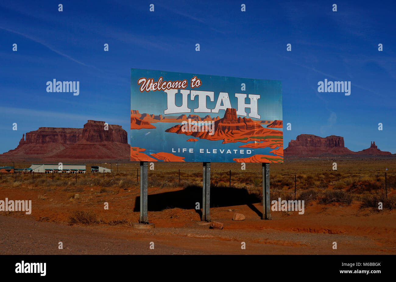 Monument Valley, Utah, Vereinigte Staaten von Amerika Stockfoto