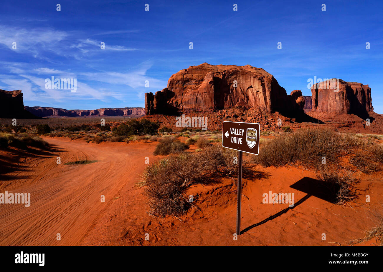 Monument Valley, Utah, Vereinigte Staaten von Amerika Stockfoto