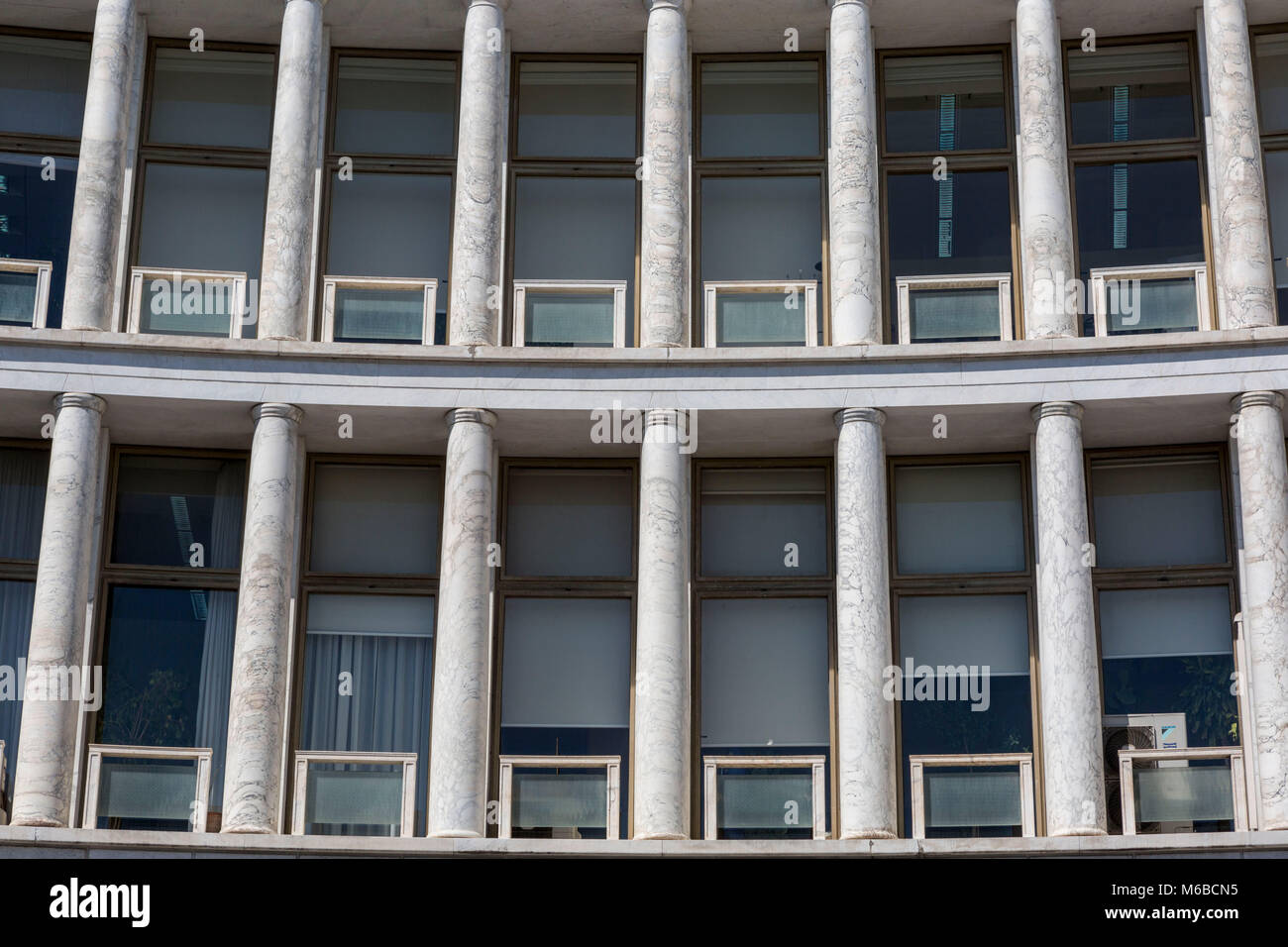 Architektur bei EUR Bezirk Rom Stockfoto