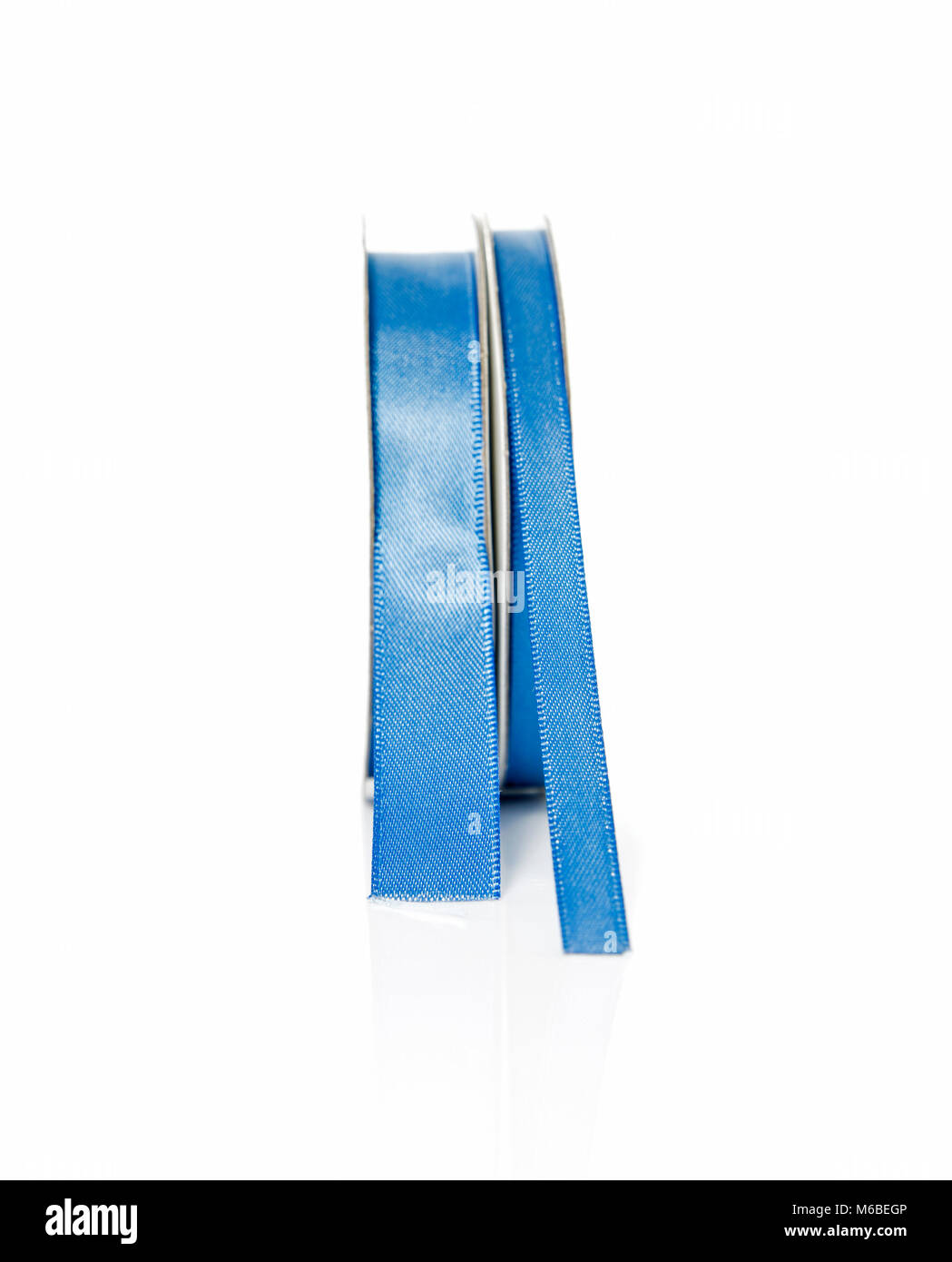 Bias verbindlich in Blau Stockfoto