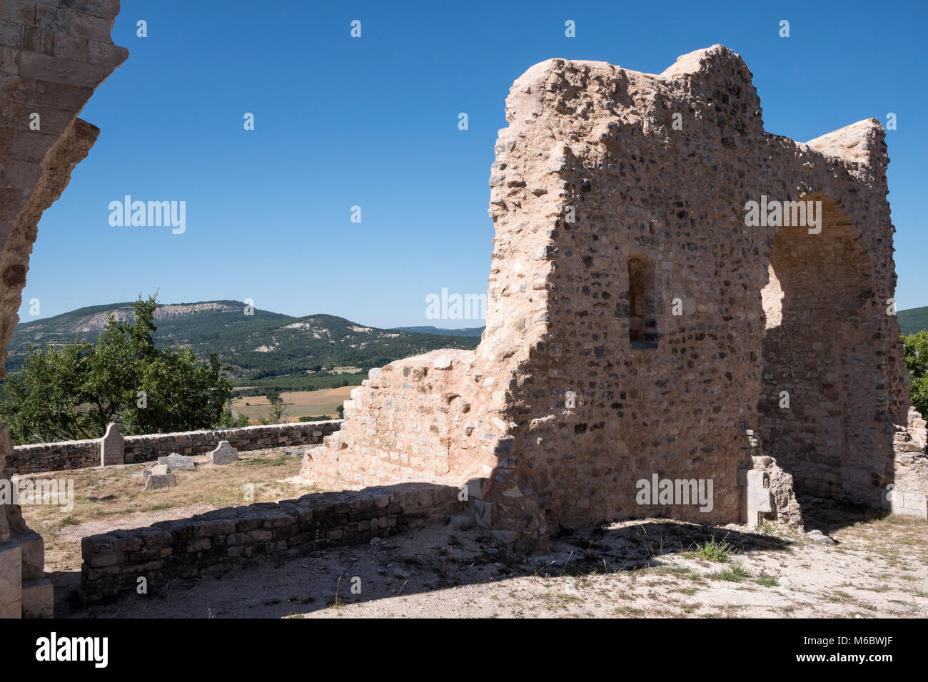 Le Rocher d'Ongles Forcalquier Alpes-de-Haute-Provence Provence-Alpes-Cote d'Azur Frankreich Stockfoto