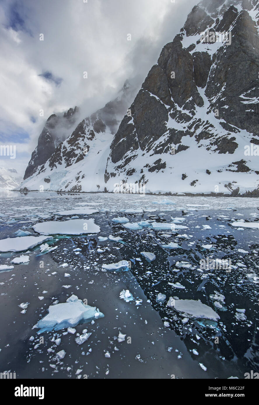 Lemaire-Kanal Antarktis Stockfoto