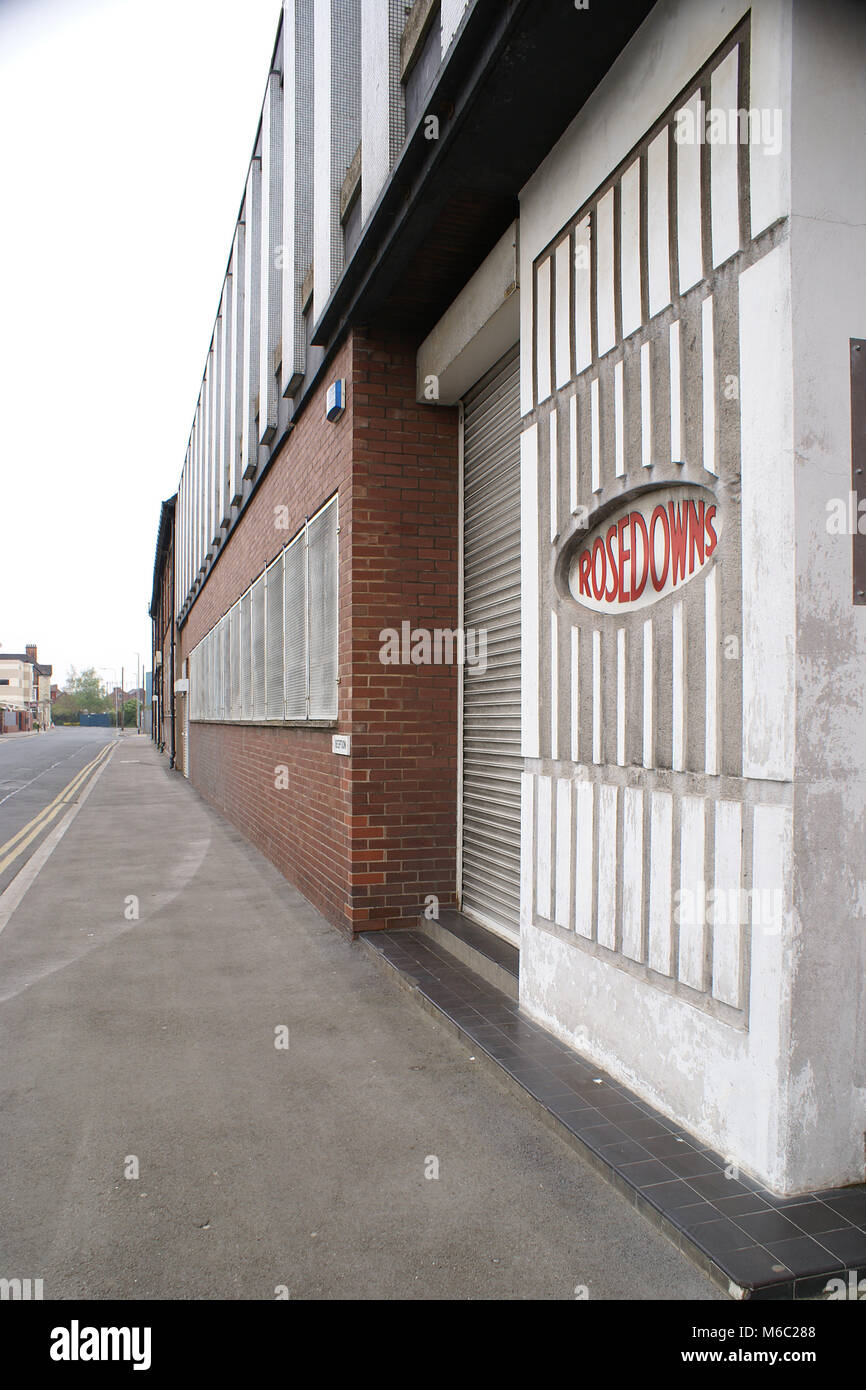 Alte Fabrik Architektur, Cannon Street, Kingston upon Hull, Stockfoto