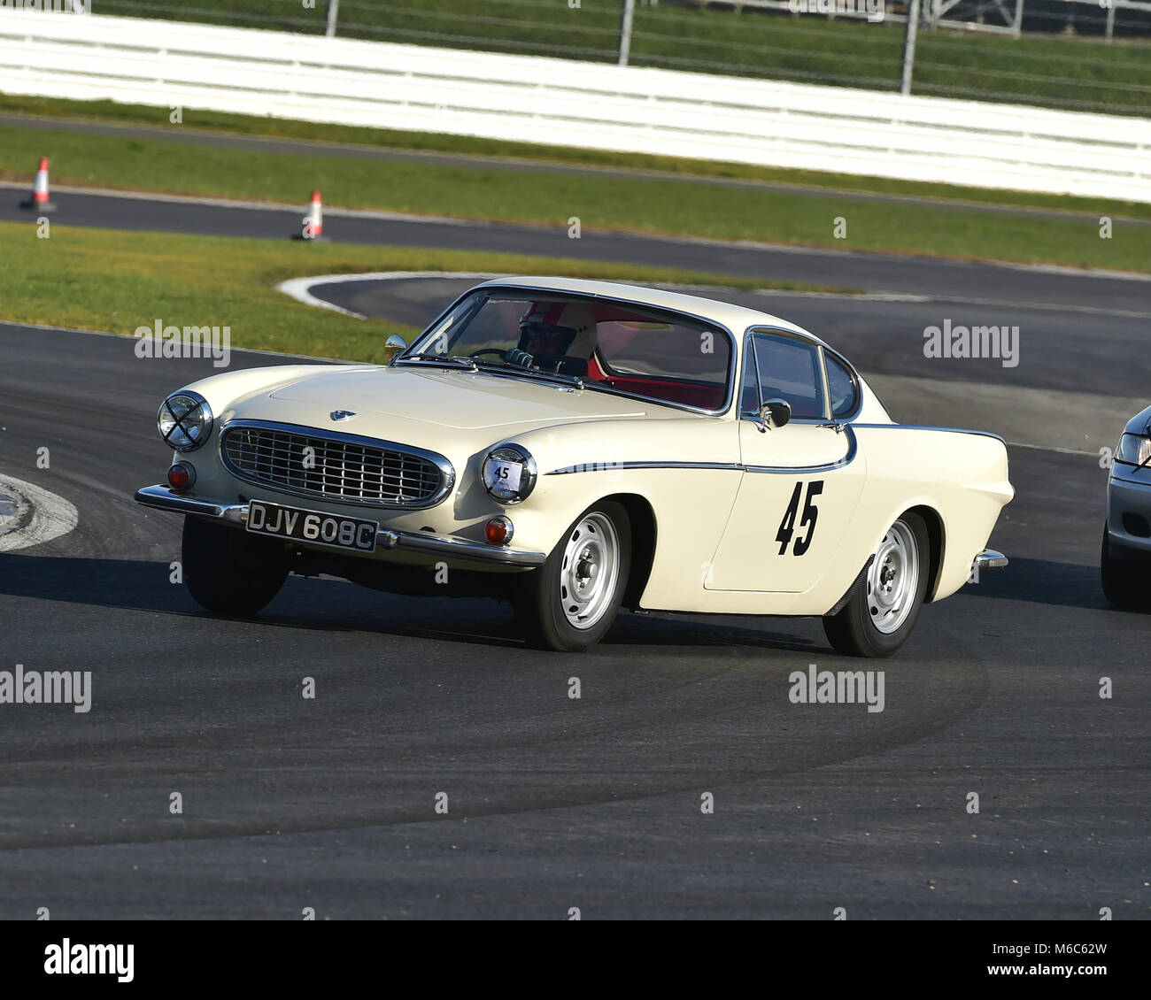 Richard See, Volvo P 1800 S, VSCC, Pomeroy Trophäe, Silverstone, 24. Februar 2018, 2018, Autos, Chris McEvoy, Cjm - Fotografie, Wettbewerb, Februar, Stockfoto