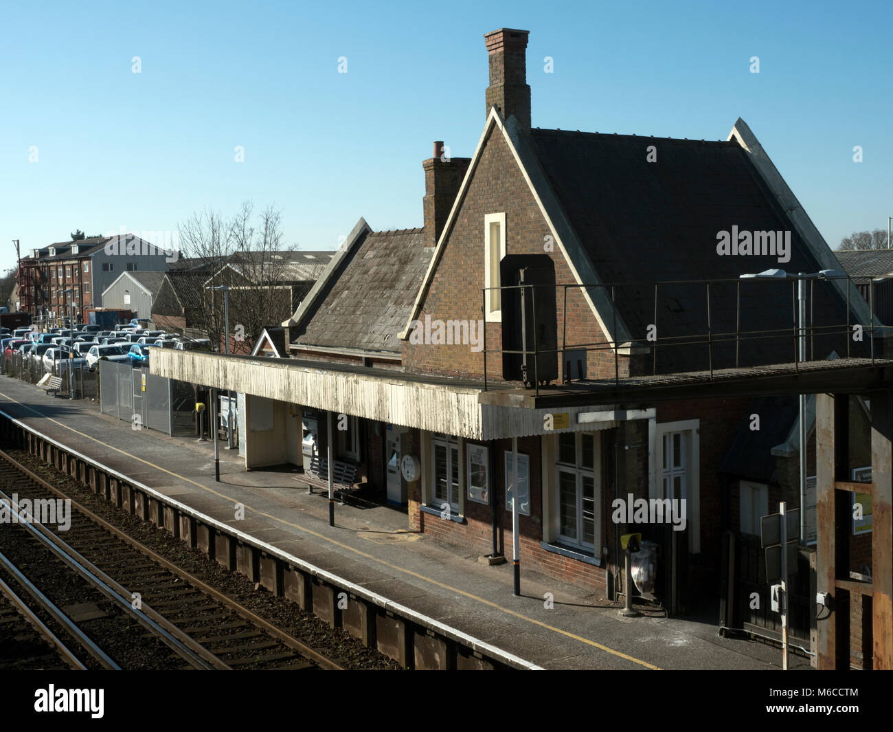 Bahnhof, Totton, New Forest, Hampshire, England, Großbritannien Stockfoto