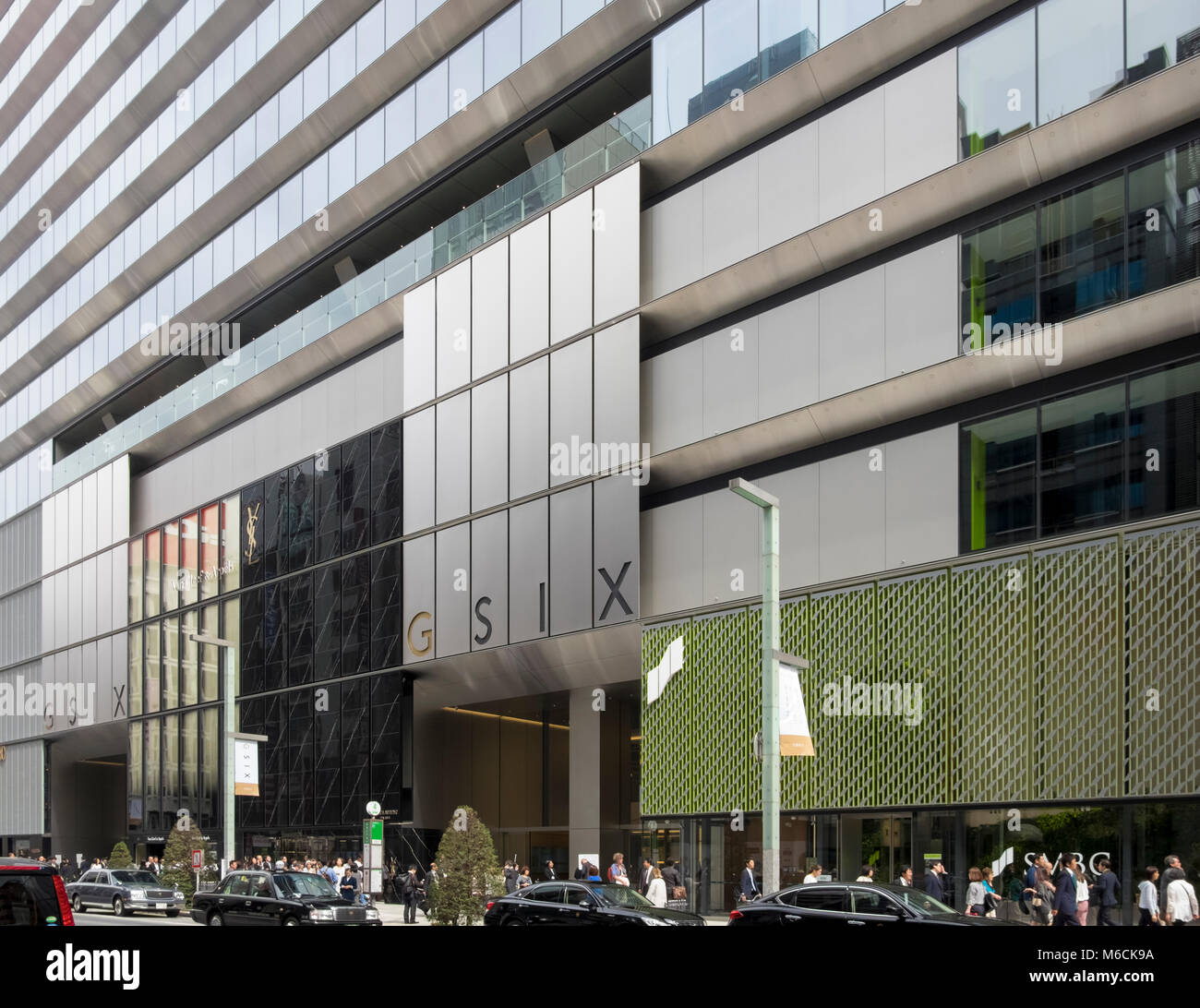 GSIX Shopping mall Komplex in der Ginza Stadtteil von Tokio, Japan Stockfoto