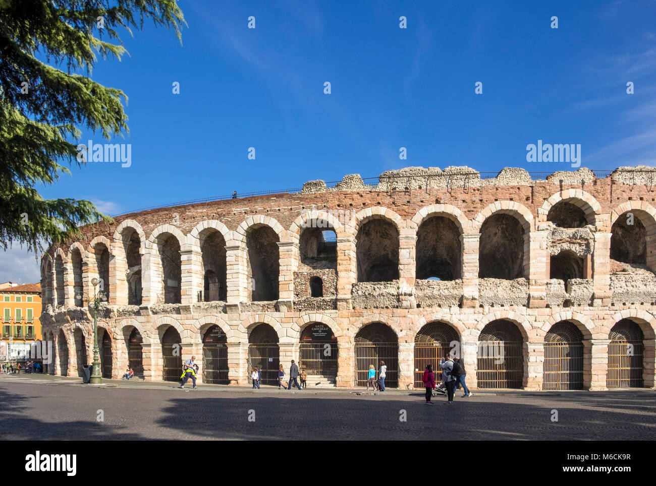 Römische Arena, Arena di Verona, Verona, Italien Stockfoto