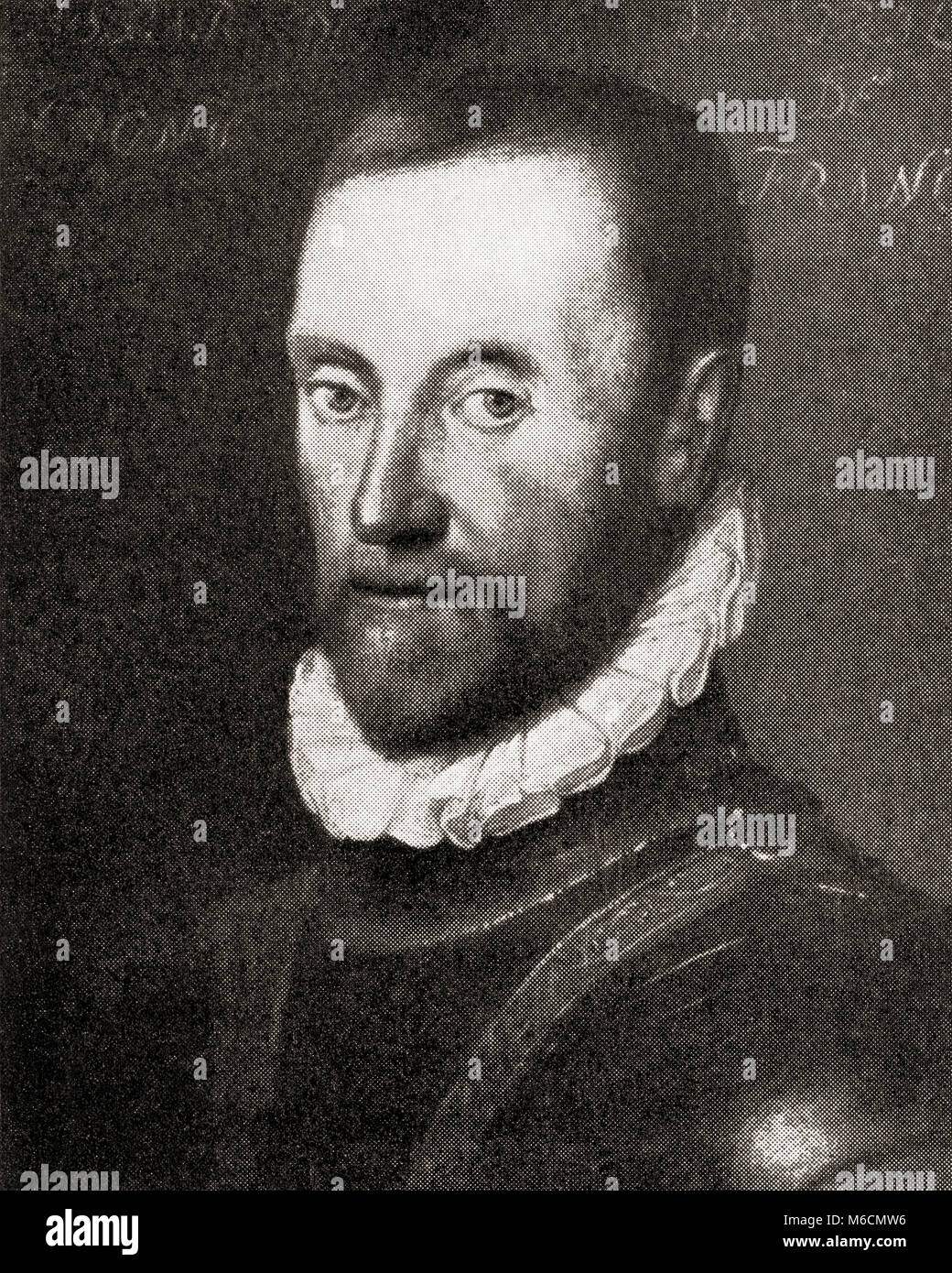 Gaspard de Coligny, Seigneur de Châtillon, 1519 - 1572. Französischen Adligen, Admiral und Hugenotten führend in der französischen Religionskriege. Von Hutchinson's Geschichte der Nationen, veröffentlicht 1915. Stockfoto