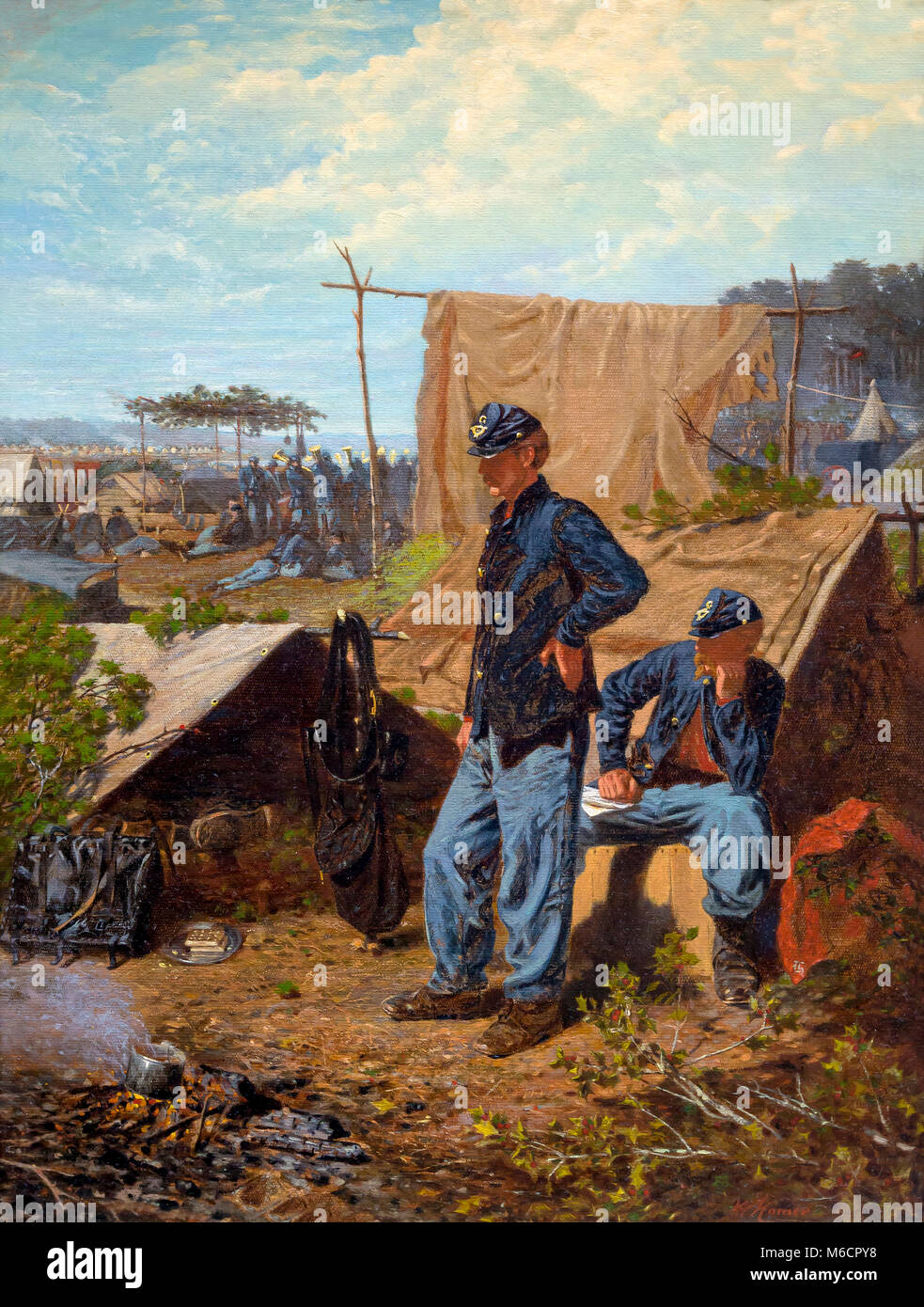 Home, Sweet Home, Winslow Homer, circa 1863, National Gallery, Washington DC, USA, Nordamerika Stockfoto
