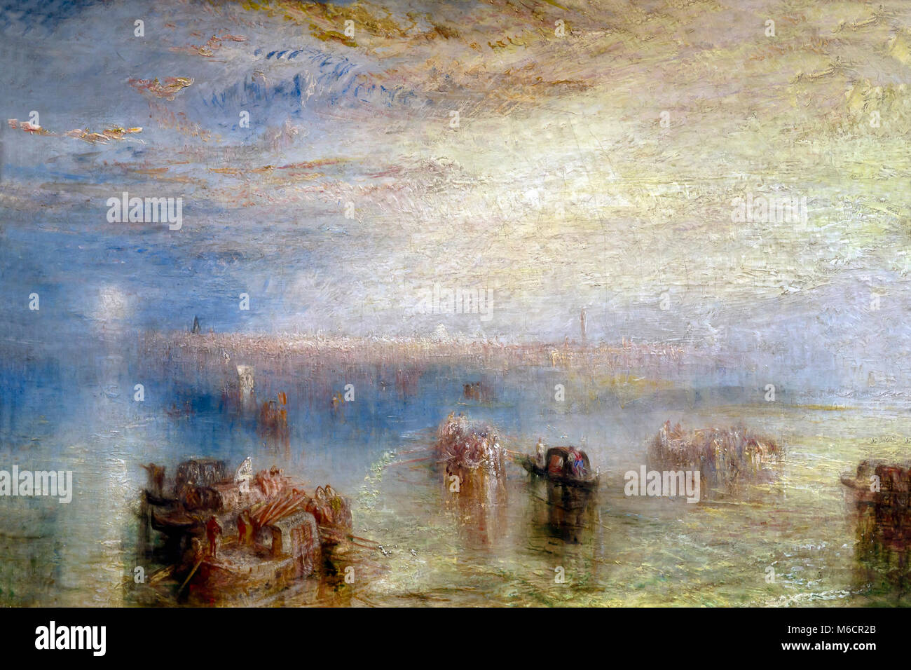 Ansatz nach Venedig, JMW Turner, 1844, Nationalgalerie, Washington DC, USA, Nordamerika Stockfoto