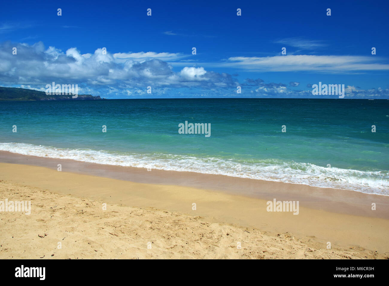 Tropischen Strand auf Maui's North Shore Stockfoto