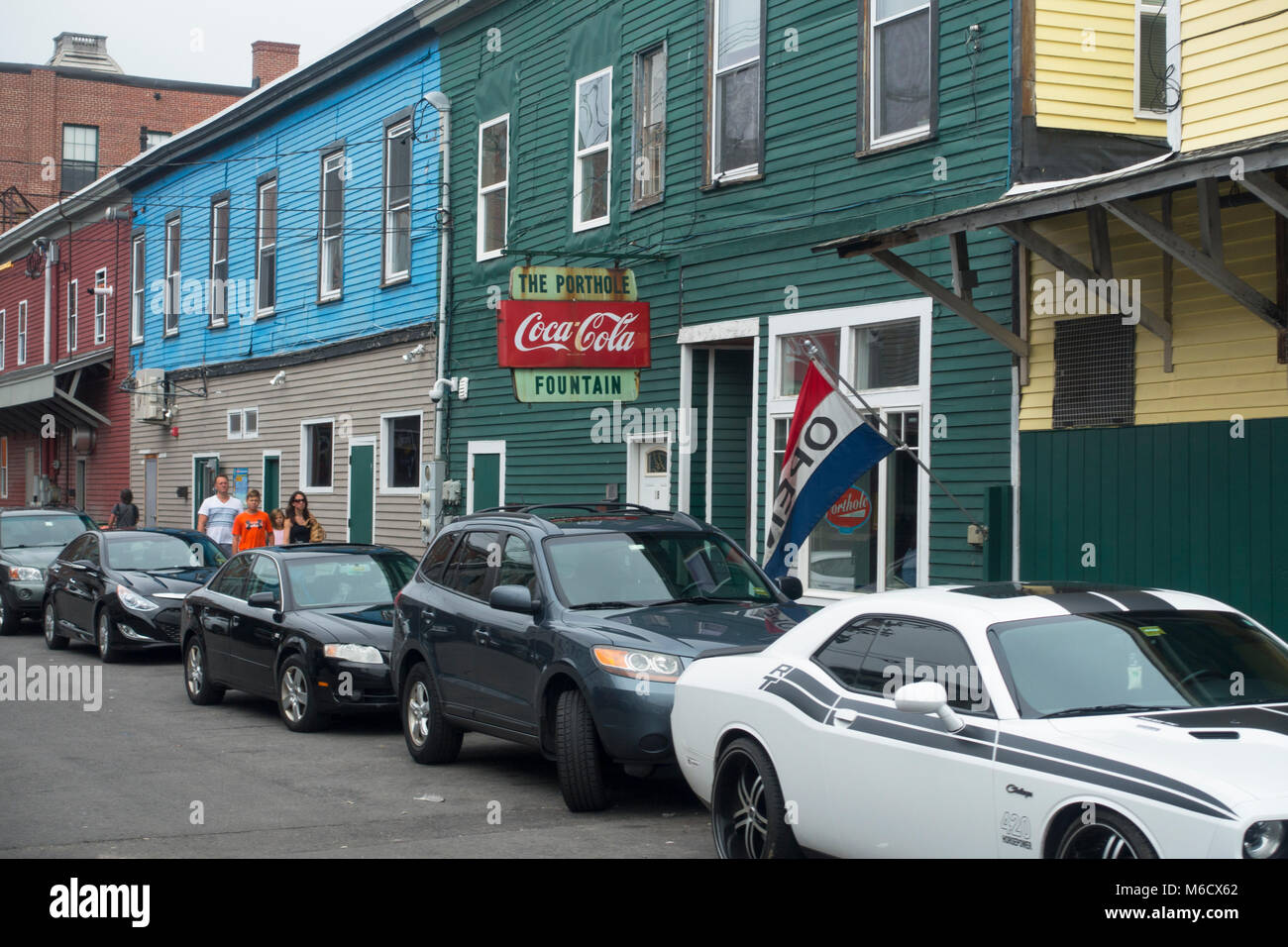 Bullauge Restaurant Portland Maine Stockfoto