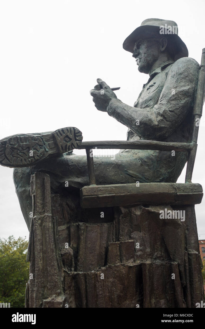 John Ford statue Portland Maine Stockfoto