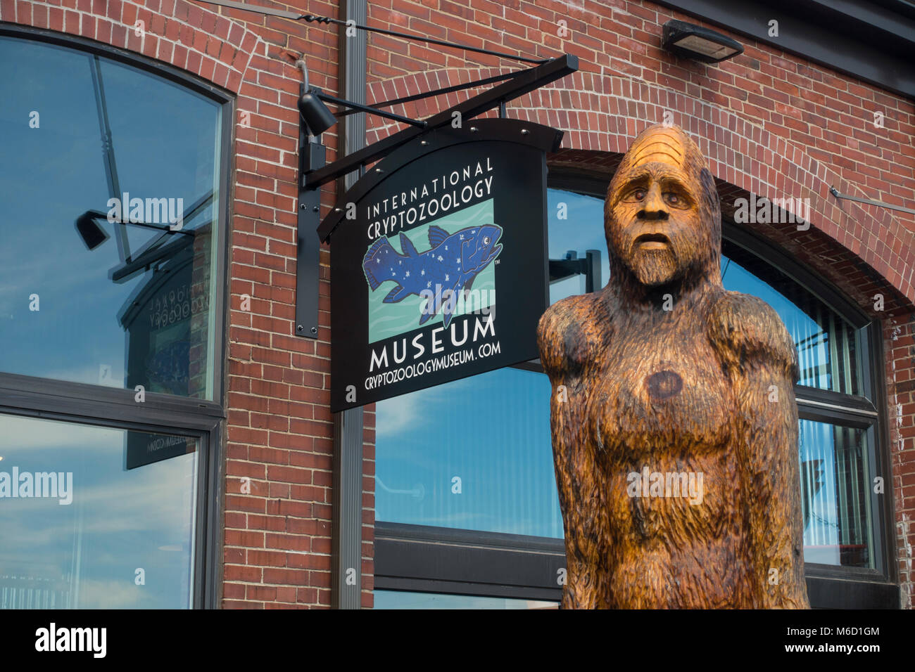 Internationale Kryptozoologie Museum Portland Maine Stockfoto