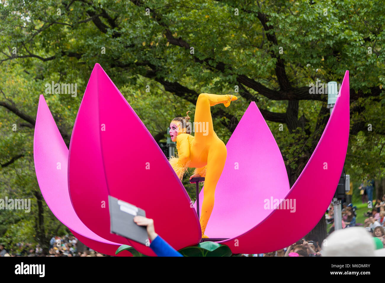 Melbourne, Australien - Der jährliche Moomba Parade am St Kilda Road Stockfoto