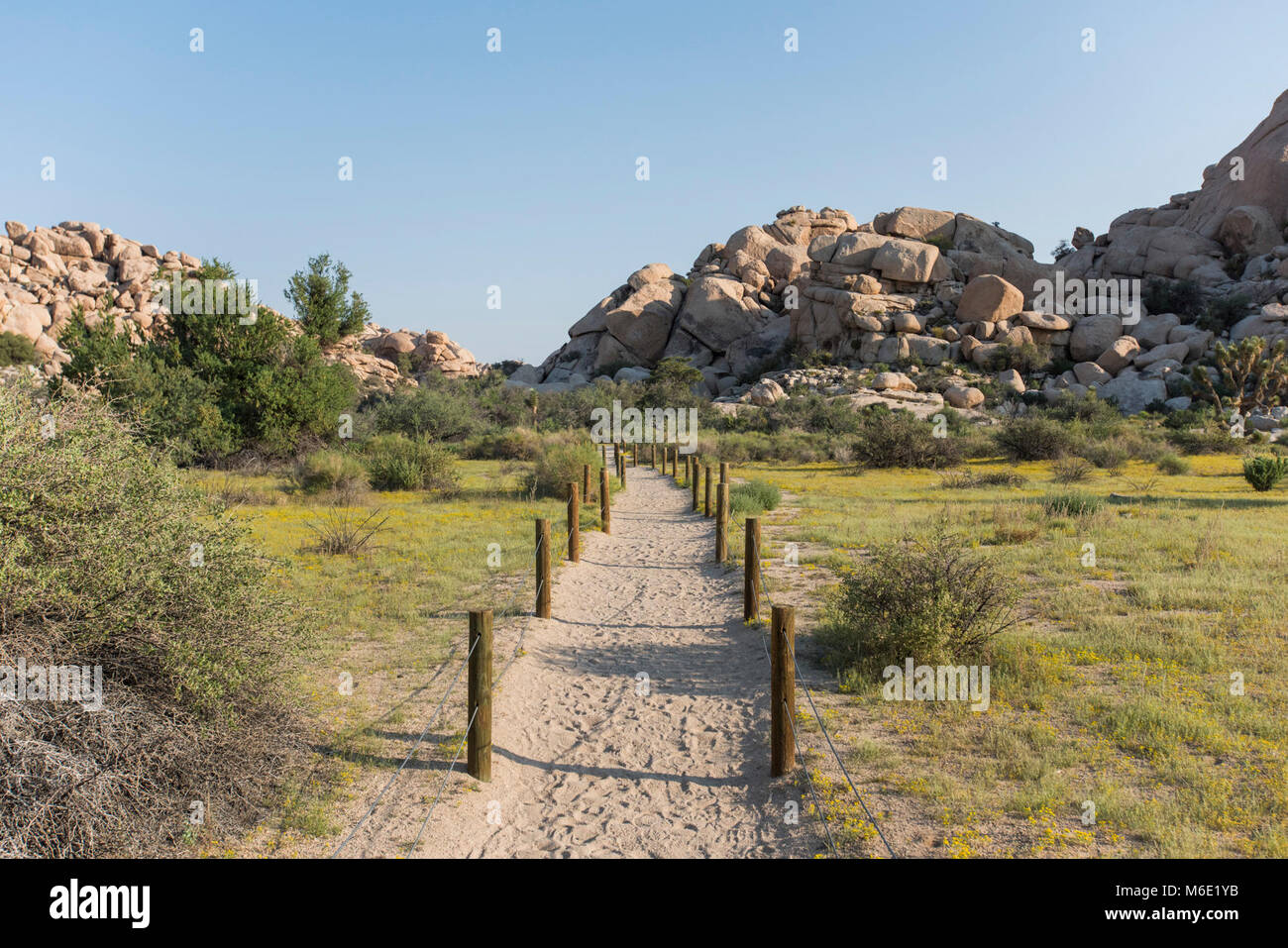 Barker Dam Trailhead,82015. Stockfoto