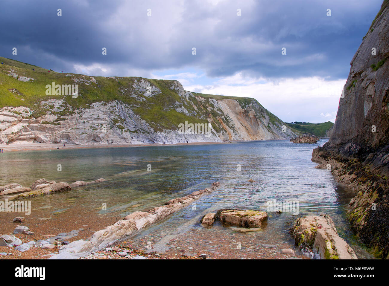 Man O'War Bay, Dorset, England Stockfoto
