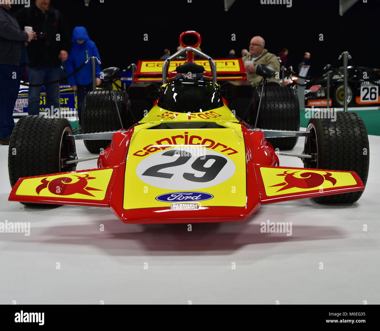 F1 Rennen Connew, Retro, Sonntag, 25 Februar, 2018, 2018, Autos, Oldtimer, historische Autos, Motorsport, Nostalgie, Retro, Racing, Rennen, Rallyes, Retro Stockfoto