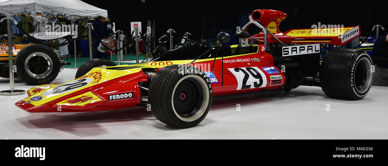 F1 Rennen Connew, Retro, Sonntag, 25 Februar, 2018, 2018, Autos, Oldtimer, historische Autos, Motorsport, Nostalgie, Retro, Racing, Rennen, Rallyes, Retro Stockfoto