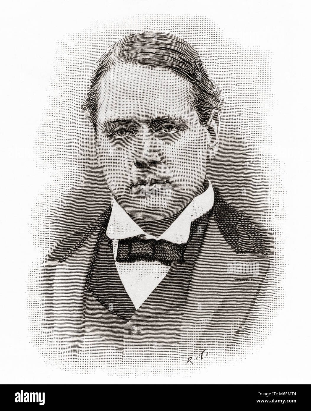 Archibald Philip Primel, 5th Earl of Rosebery, 1st Earl of Midlothian, 1847 - 1929. Britische Liberale Politiker und Premierminister des Vereinigten Königreichs, von The Strand Magazine, veröffentlicht Januar bis Juni 1894. Stockfoto