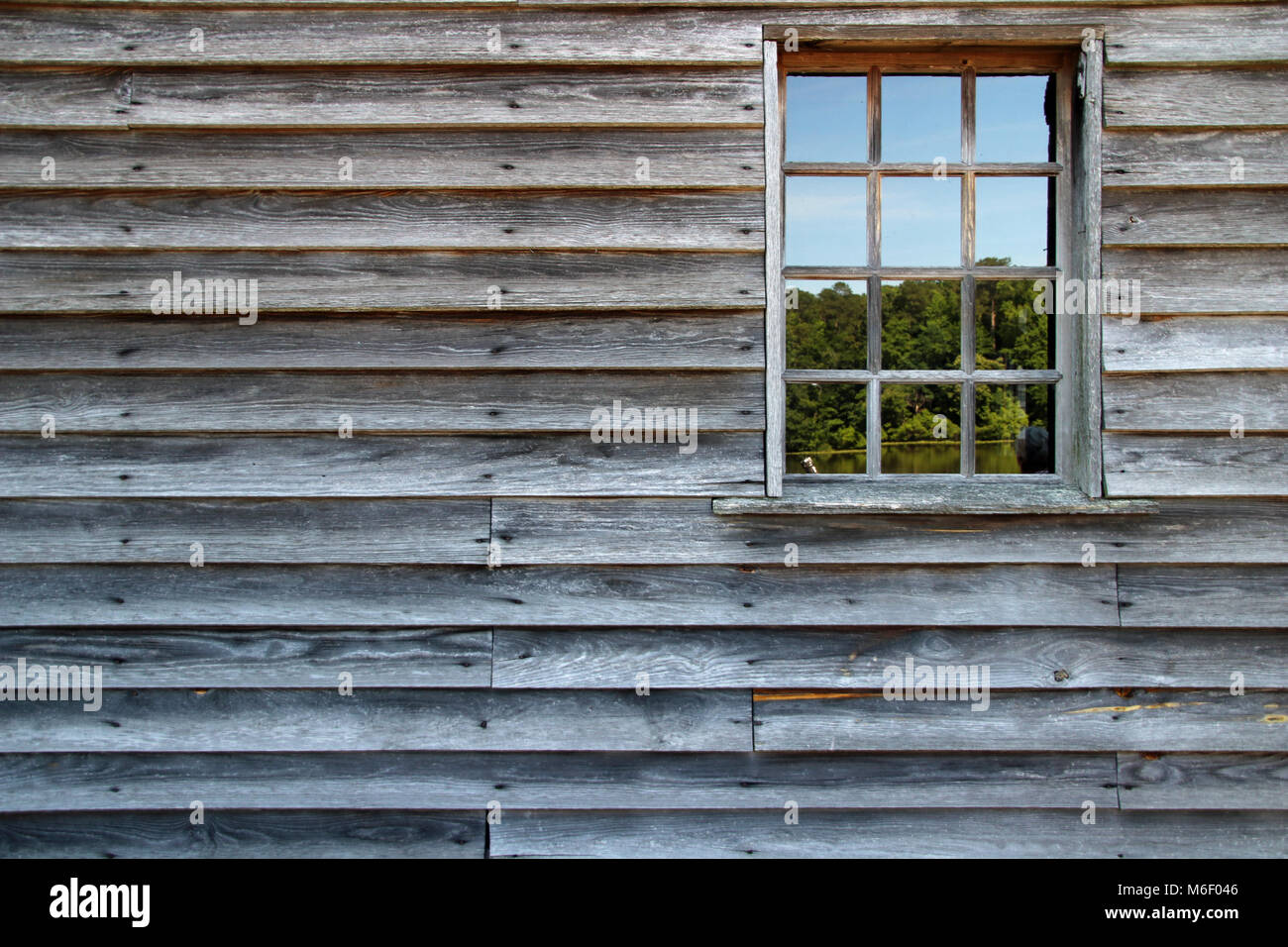 Alte Schrotmühle in North Carolina Stockfoto