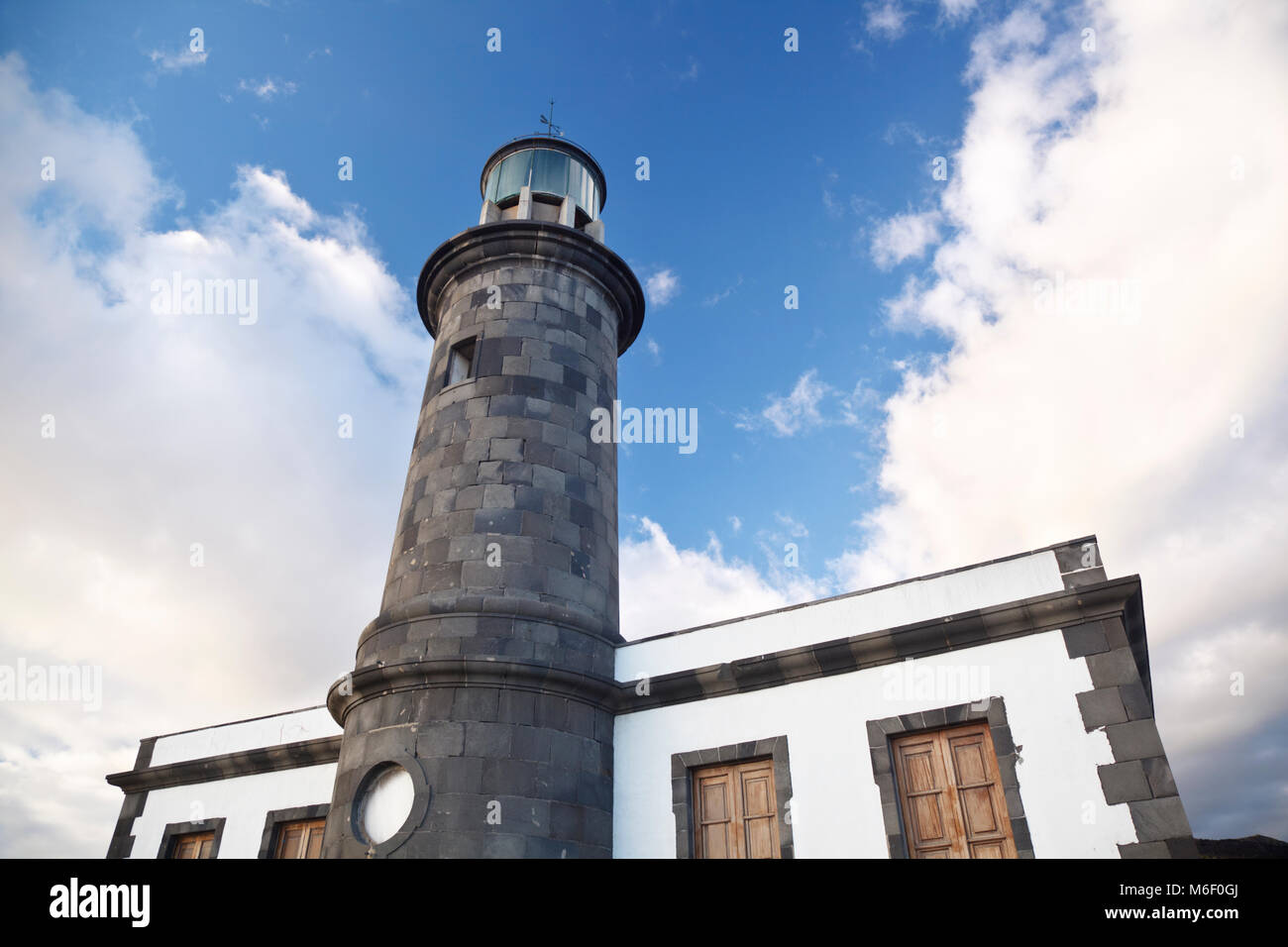 Der Leuchtturm in Fuencaliente (La Palma), Spanien. Stockfoto