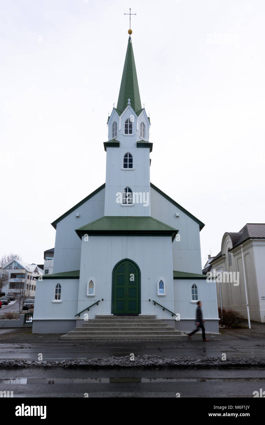 Reykjavik, der Hauptstadt Islands. Stockfoto