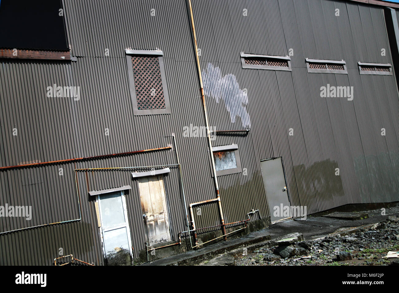 Hawaiianische Hauptinsel, die große Insel, Straßenszenen in Hilo und anderen Städten und Stadtlandschaften - Stadtlandschaften Stockfoto