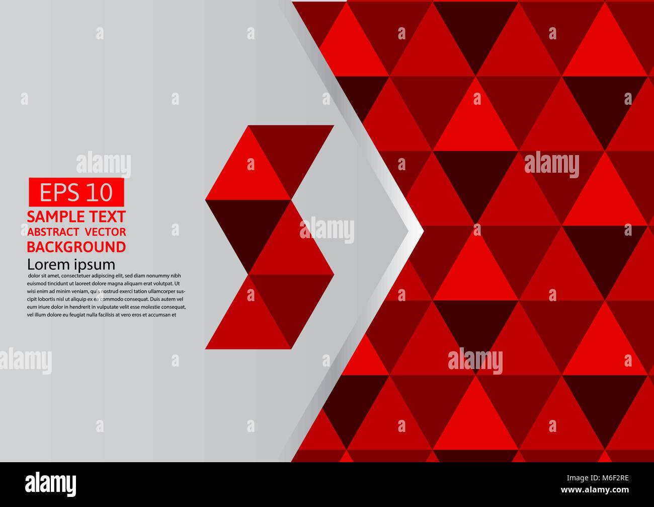 Vektor abstrakte geometrische roten Hintergrund modernes Design eps 10 mit Kopie Raum Stock Vektor