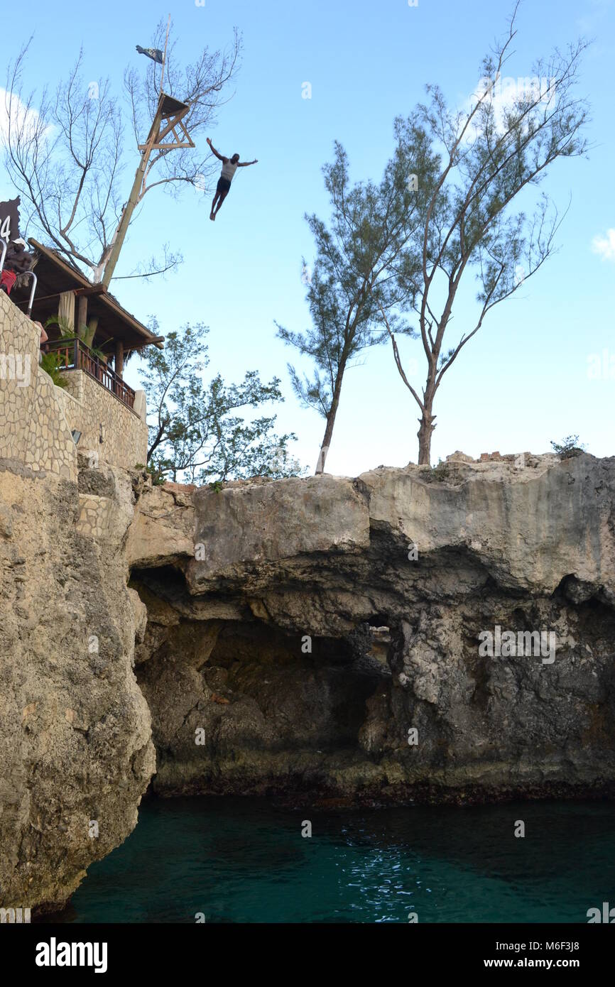 Jamaica Rick's Cafe Stockfoto