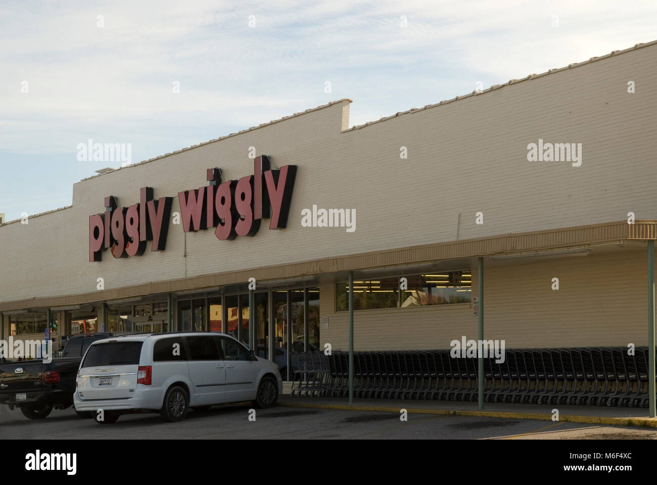 Piggly Wiggly Lebensmittelgeschäft SC, USA. Stockfoto