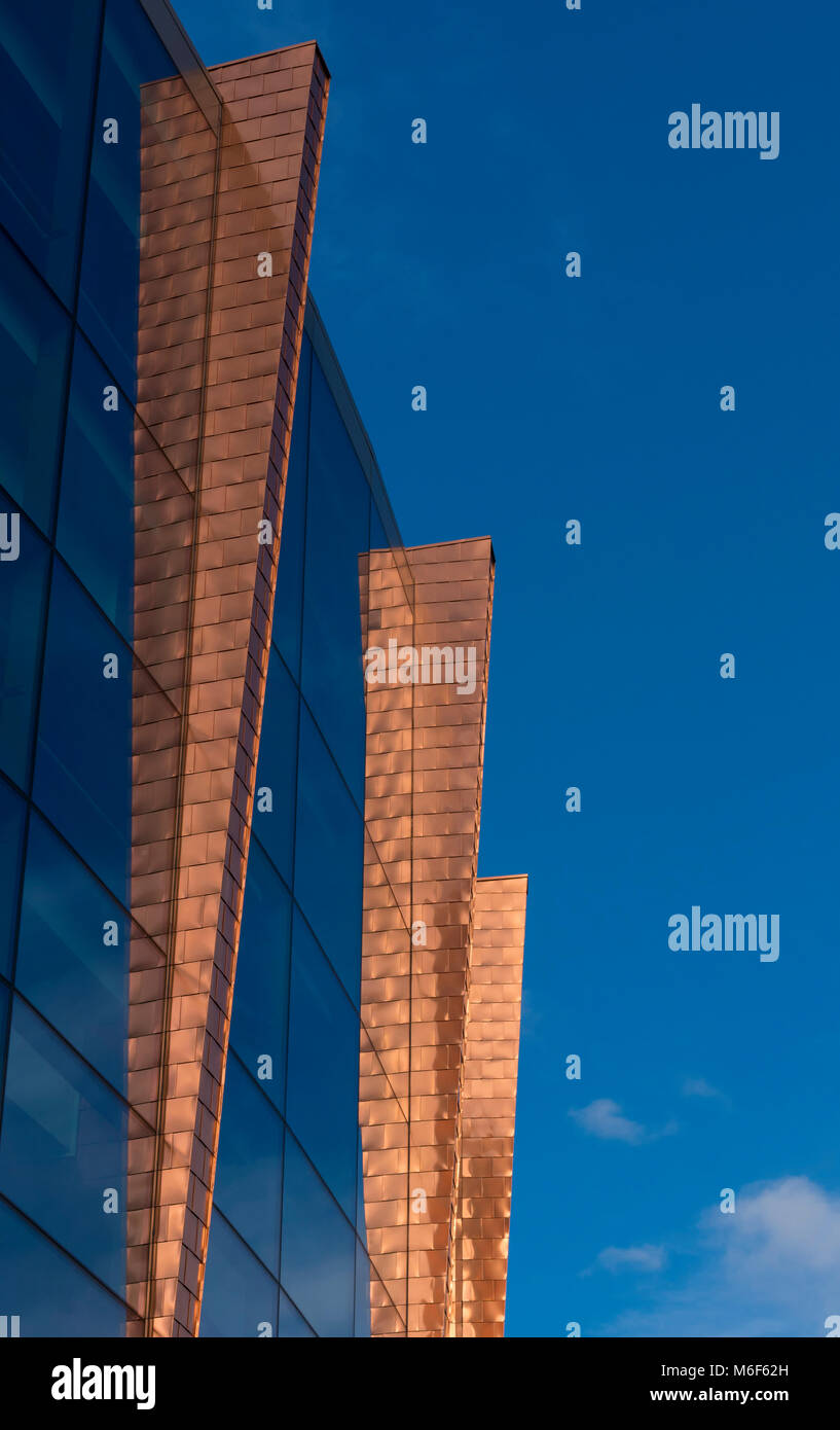Detail der Architektur auf Arena Birmingham (NIA - National Indoor Arena), Birmingham, England, Europa Stockfoto