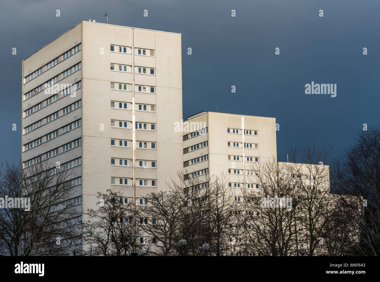 Tower Blocks im Zentrum von Birmingham, Birmingham, England, Europa Stockfoto