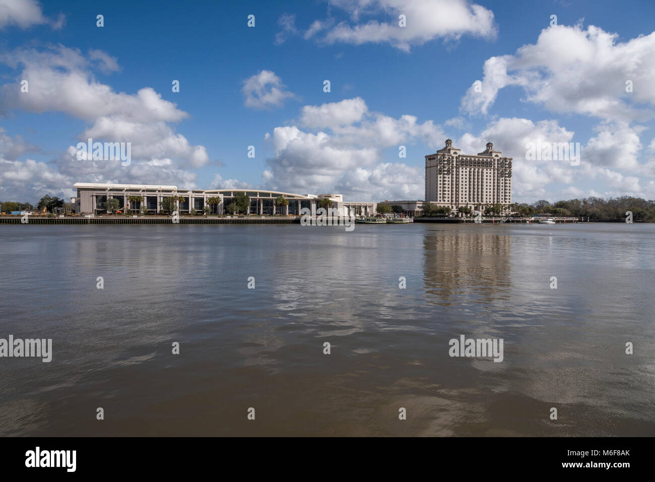 River Street in Sanvannah Georgia USA Stockfoto