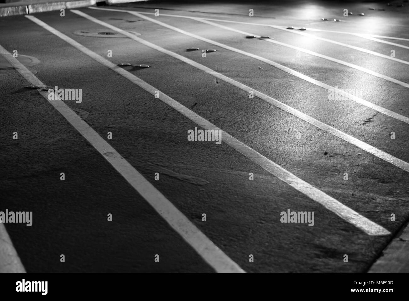 Urbane Landschaft - Linien und helle Stockfoto